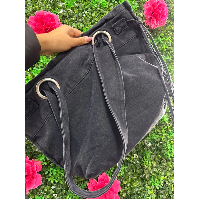 TOTE NEGRO PINK