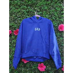 POLERON GAP VIRAL OUTLET AZUL TALLA M