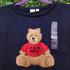 SWEATER GAP AZUL OSITO TALLA XL
