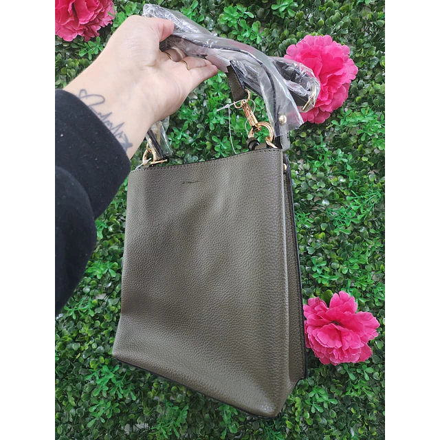 BANDOLERA POLO VERDE MUSGO