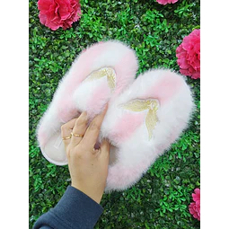 PANTUFLAS VS SIGNATURE C/ ALAS TALLA L