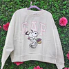POLERON GAP SNOOPY FLORES TALLA L