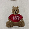SWEATER GAP BEIGE OSITO TALLA S