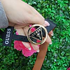 CINTURON GUESS NEGRO CON HEBILLA TRIANGULAR TALLA S