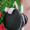 BOLSO PINK NEGRO CON ROSA