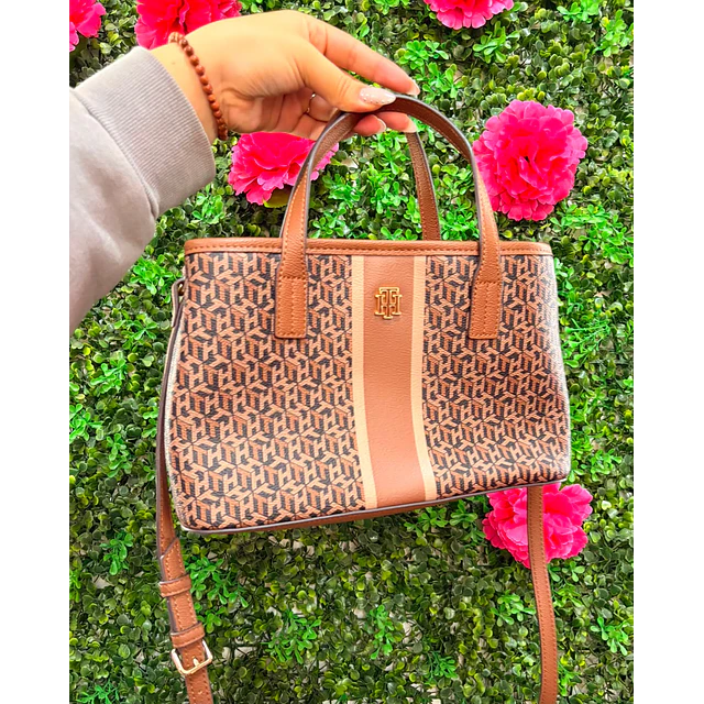 CROSSBODY MEDIANO TOMMY HILFIGER CAFÉ