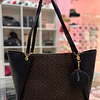 TOTE CK NEGRO AL CENTRO CAFÉ CON LOGOS CK