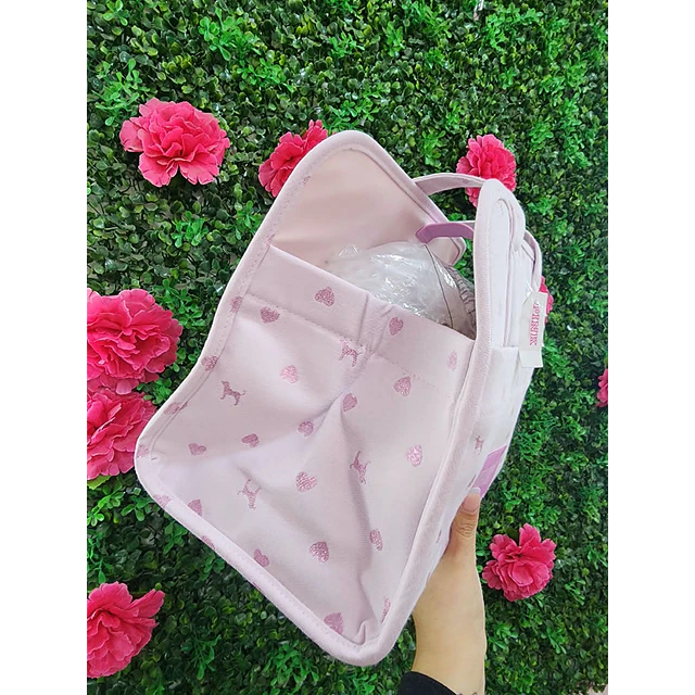 TOTE RECTANGULAR PINK ROSADO