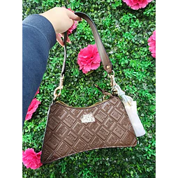 CARTERA SM DE HOMBRO CAFÉ