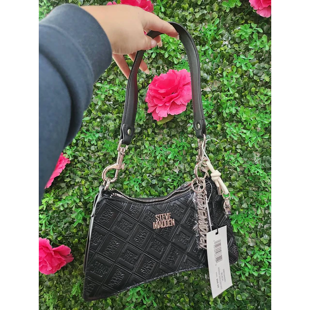 CARTERA DE HOMBRO PEQUEÑA STEVE MADDEN NEGRA