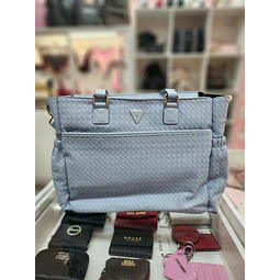 PAÑALERA GUESS CELESTE TIPO BOLSO