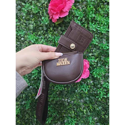 TARJETERO STEVE MADDEN CHOCOLATE