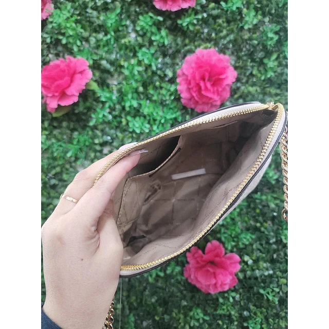 CROSSBODY MK OVALADO VAINILLA