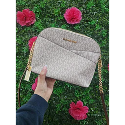 CROSSBODY MK OVALADO VAINILLA