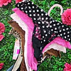 SET COLALES ENCAJE JUICY BRILLOS X5 - TALLA S FORMATO 2