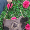 CARTERA DE HOMBRO JUICY CAFÉ POMPON