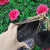 CARTERA DE HOMBRO JUICY CAFÉ POMPON