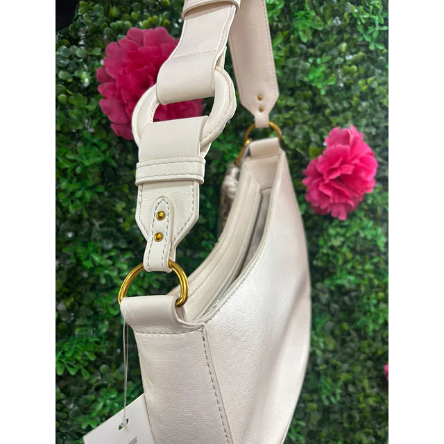 CARTERA DE HOMBRO SM BLANCA ARGOLLA