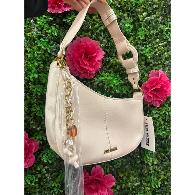 CARTERA DE HOMBRO SM BLANCA ARGOLLA