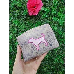 COSMETIQUERO PINK PRINT PERRO PEQUEÑO