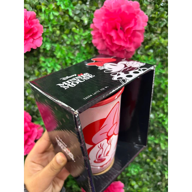 TAZON LATTE 550 ML MINNIE ROSADA