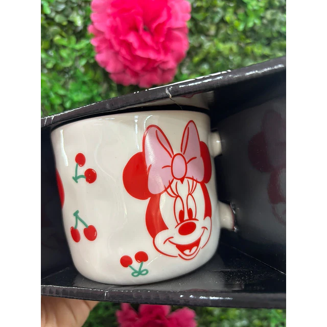 TAZON MACCHIATO 380ML MINNIE CEREZAS