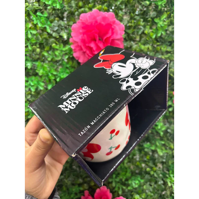 TAZON MACCHIATO 380ML MINNIE CEREZAS