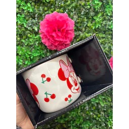 TAZON MACCHIATO 380ML MINNIE CEREZAS