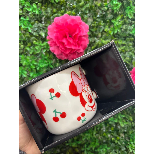 TAZON MACCHIATO 380ML MINNIE CEREZAS