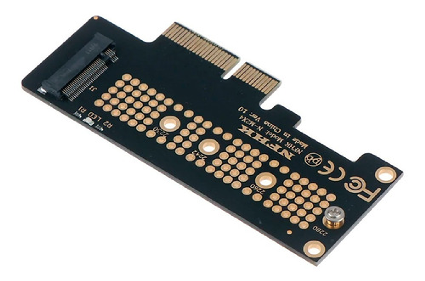 ¡tarjeta Adaptadora Nvme M.2 Ngff Ssd A Pcie X4 Con Soporte! 2