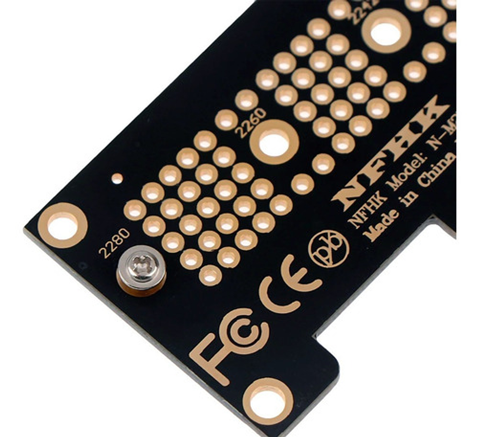 ¡tarjeta Adaptadora Nvme M.2 Ngff Ssd A Pcie X4 Con Soporte! 5