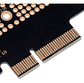 ¡tarjeta Adaptadora Nvme M.2 Ngff Ssd A Pcie X4 Con Soporte! - Miniatura 7