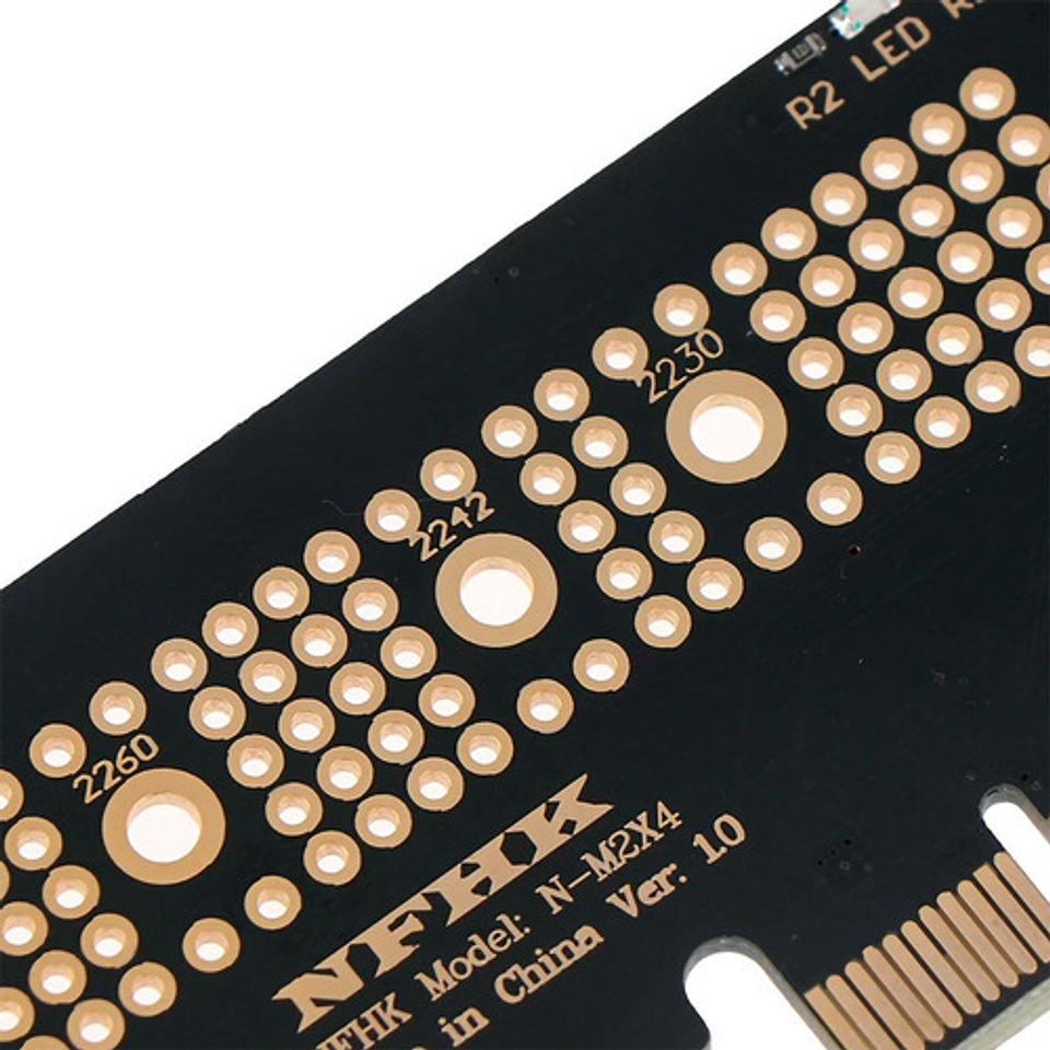 ¡tarjeta Adaptadora Nvme M.2 Ngff Ssd A Pcie X4 Con Soporte! 9