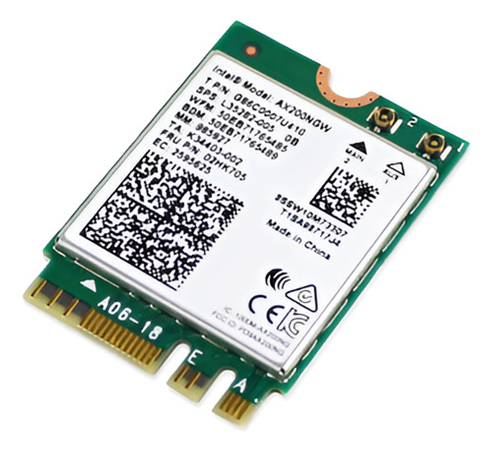 Tarjeta Inalámbrica Wifi 6 / Bluetooth 5.1 Alta Velocidad 1