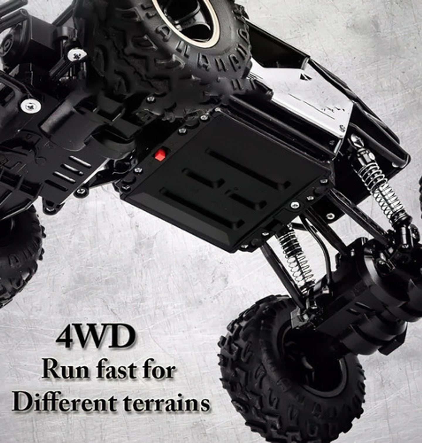 Carro Todoterreno Con Control Remoto 2,4 Ghz 4x4 Suspensión 24