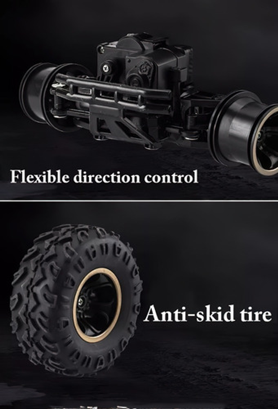 Carro Todoterreno Con Control Remoto 2,4 Ghz 4x4 Suspensión 26