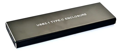 Caja Para Ssd Nvme M.2 Externa Ultra Slim De Aluminio Tipo C