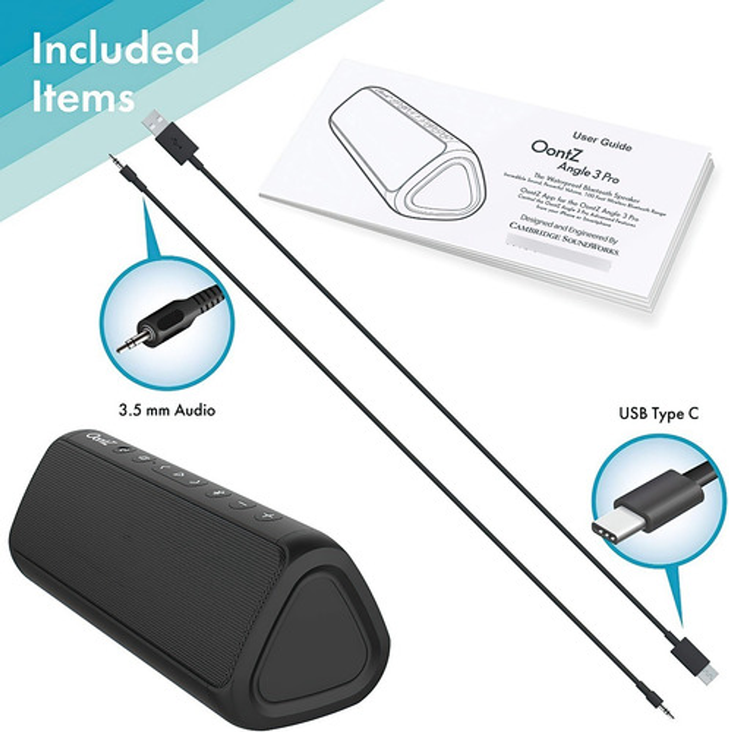 Altavoz Bluetooth Oontz Angle 3 Ultra Pro 21w 15hr Ipx7 7