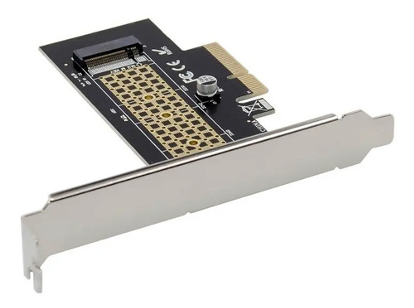 Tarjeta Vertical Adaptador Ssd M.2 Nvme Pcie X4 Con Soportes 5