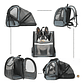 Mochila Plegable Para Mascotas, Malla Transpirable - Miniatura 2