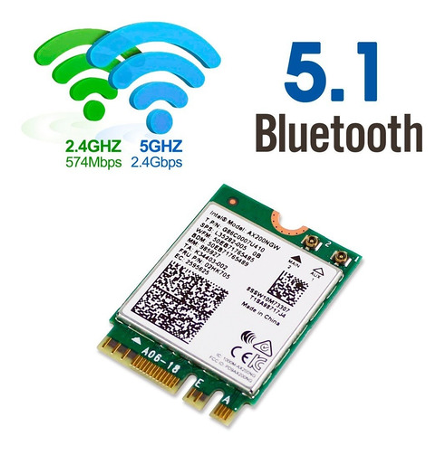 Adaptador Tarjeta Red Wifi Pci-express Ep-9636gs 3