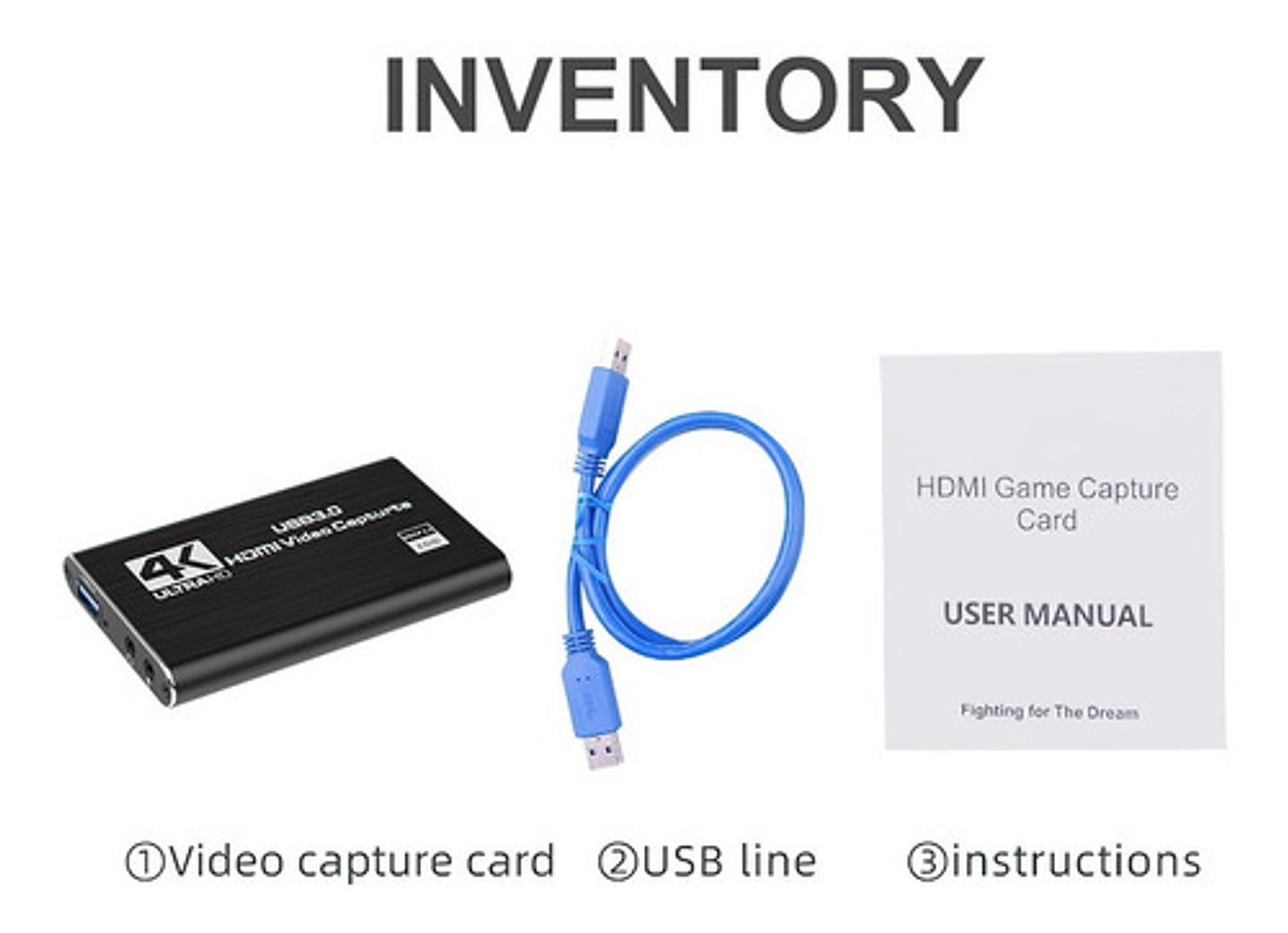 Tarjeta De Captura De Vídeo 4k Usb 3,0, Compatible Con Hdmi 2