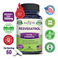 Resveratrol 500mg Cardio-poder Antioxidante 60 Cápsulas - Miniatura 4