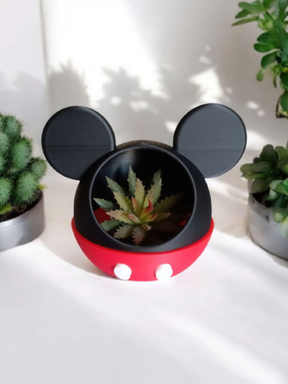 Maceta Macetero En Diseño Mickey Mouse 3