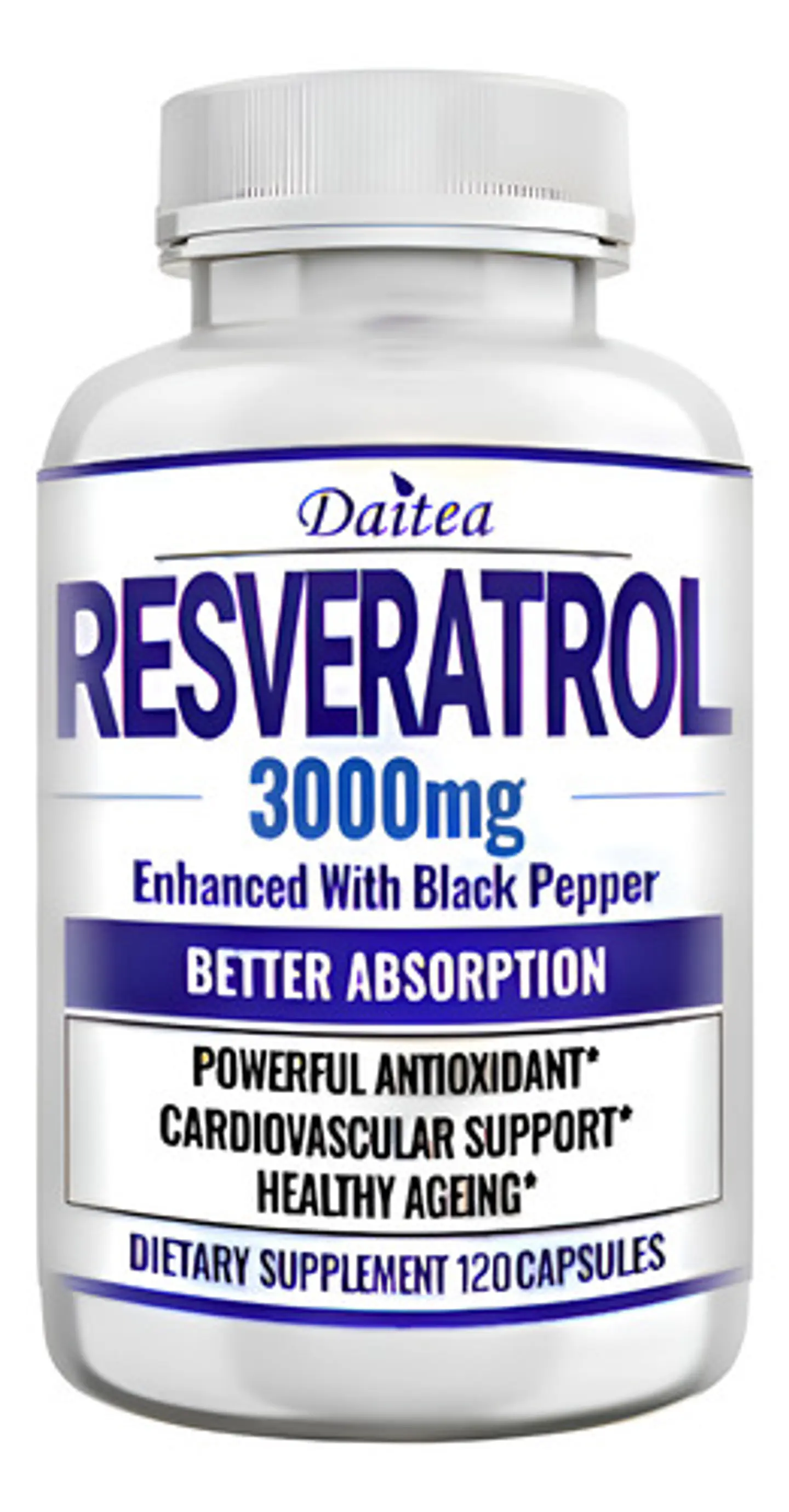 Resveratrol 3000 Mg 120 Cápsulas Original 1