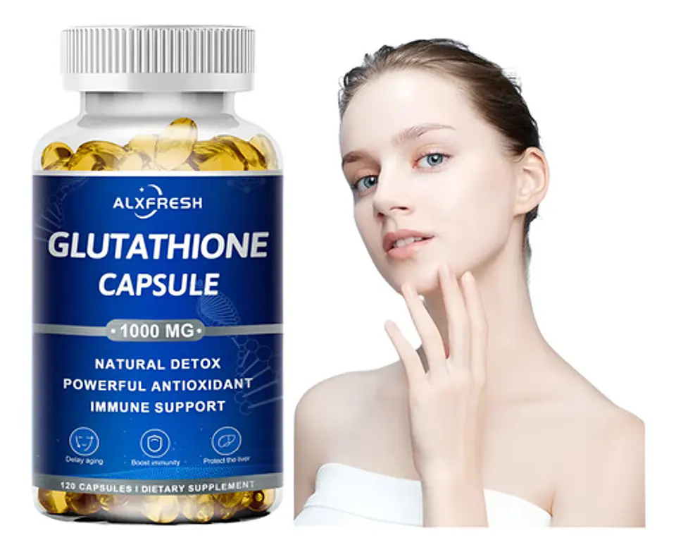 L-Glutation Glutathione 1000Mg 120 Cápsulas. Alxfresh 2
