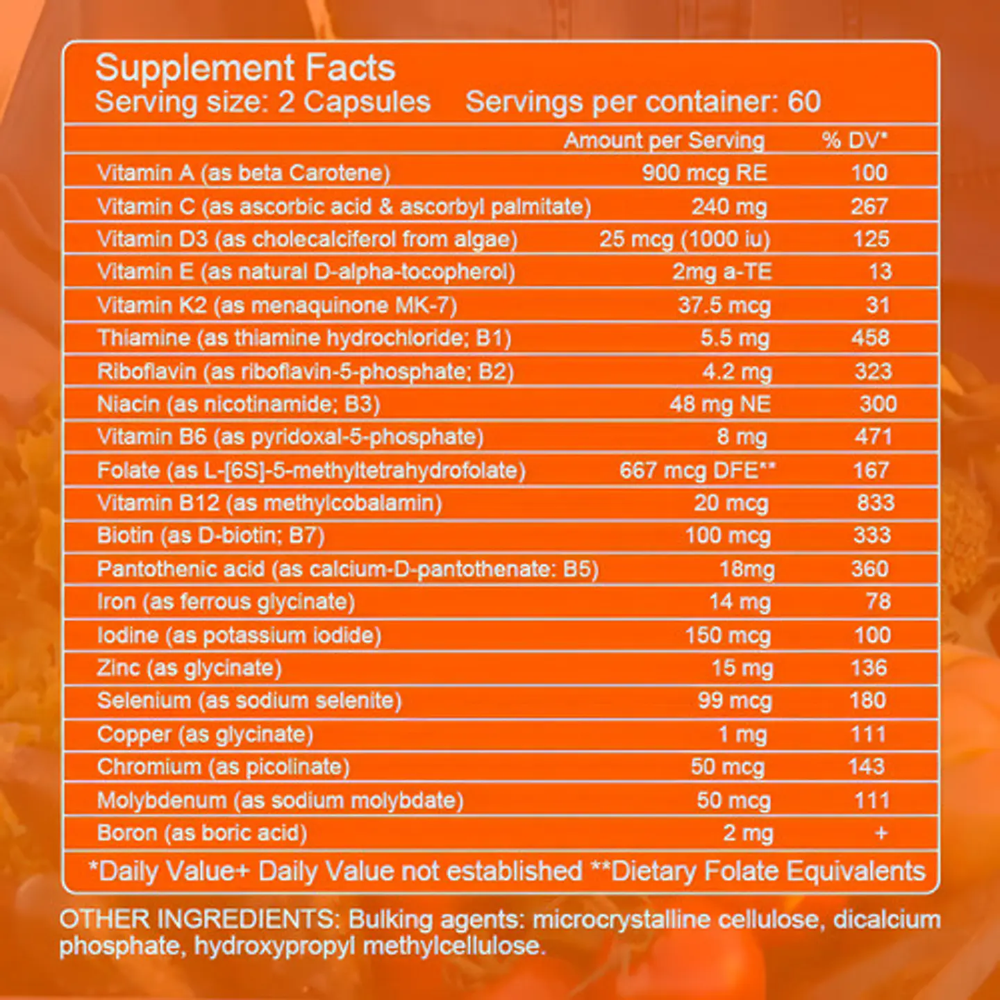 Multivitamínico Con Minerales Bienestar General Y Energía  2