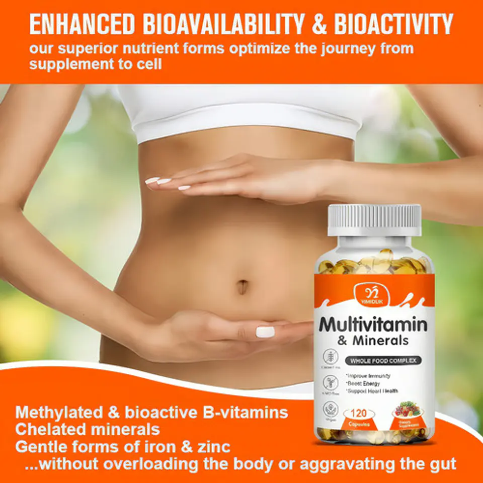 Multivitamínico Con Minerales Bienestar General Y Energía  3