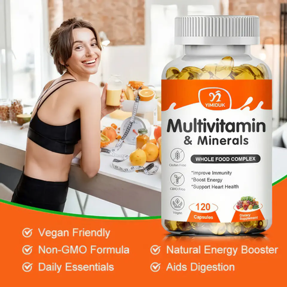Multivitamínico Con Minerales Bienestar General Y Energía  5