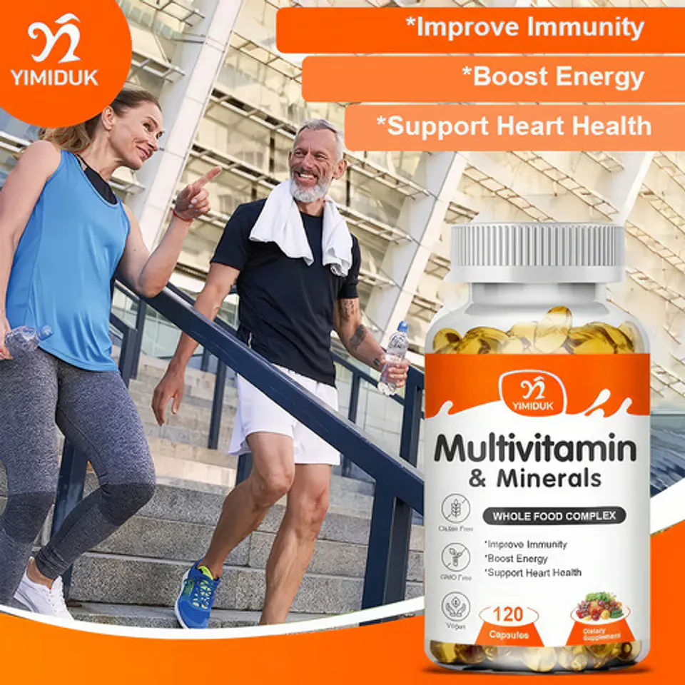 Multivitamínico Con Minerales Bienestar General Y Energía  6